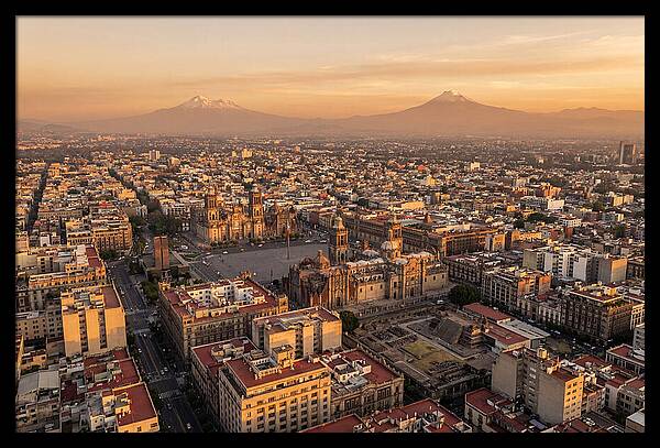 Mexico City At Golden Hour