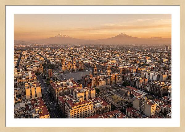 Mexico City At Golden Hour