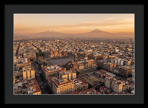 Mexico City At Golden Hour