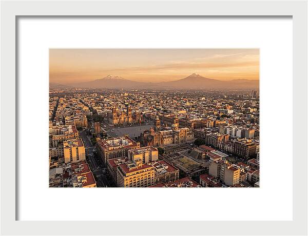 Mexico City At Golden Hour
