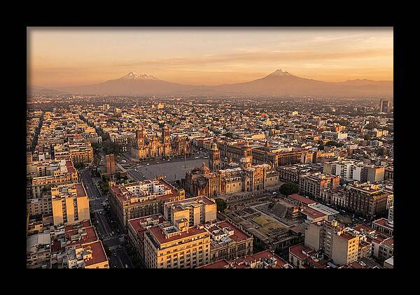 Mexico City At Golden Hour