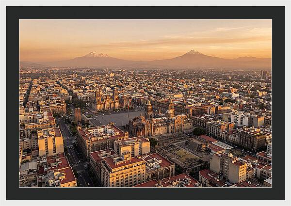 Mexico City At Golden Hour