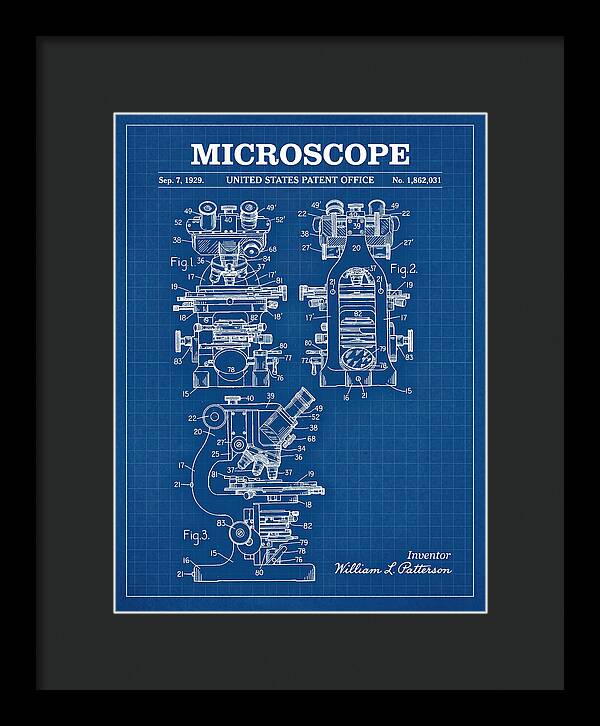 Microscope Blueprint Patent Us1862031a