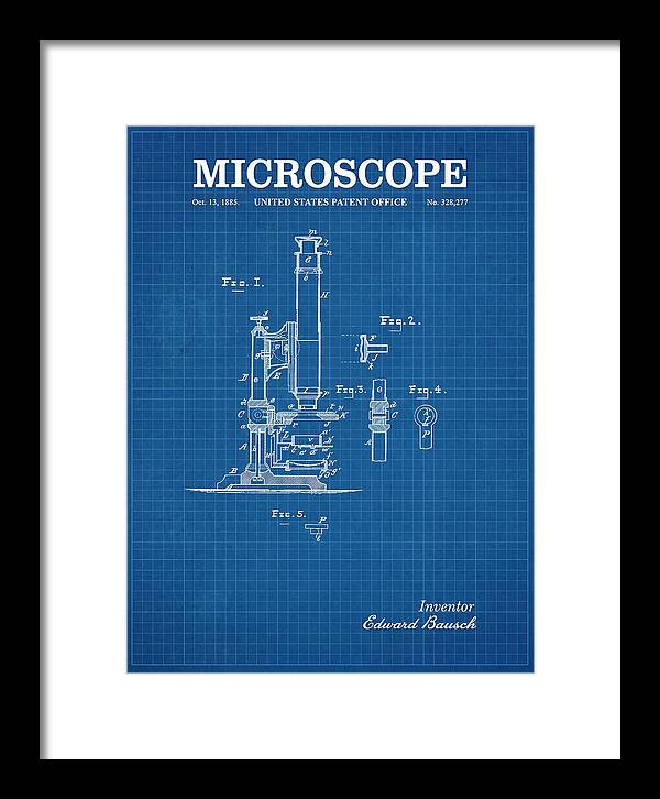 Microscope Blueprint Patent Us328277