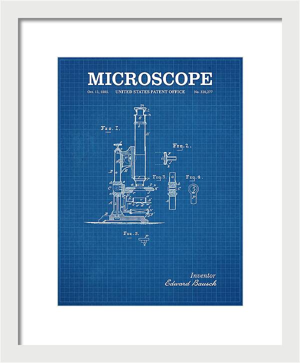Microscope Blueprint Patent Us328277