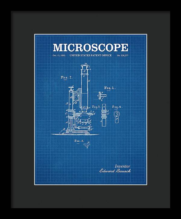 Microscope Blueprint Patent Us328277
