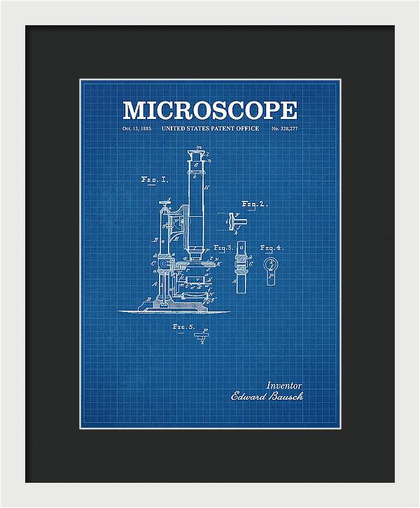 Microscope Blueprint Patent Us328277