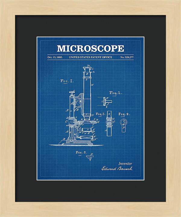 Microscope Blueprint Patent Us328277a