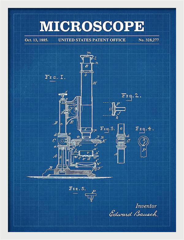 Microscope Blueprint Patent Us328277a