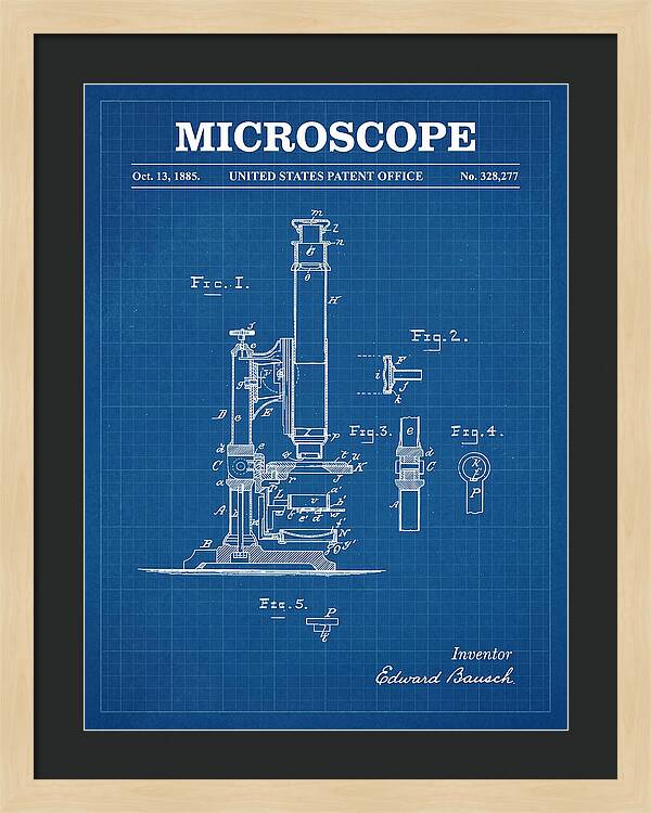 Microscope Blueprint Patent Us328277a