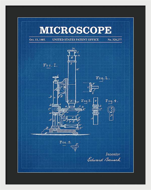 Microscope Blueprint Patent Us328277a