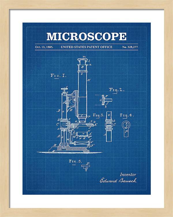 Microscope Blueprint Patent Us328277a