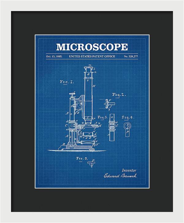 Microscope Blueprint Patent Us328277a