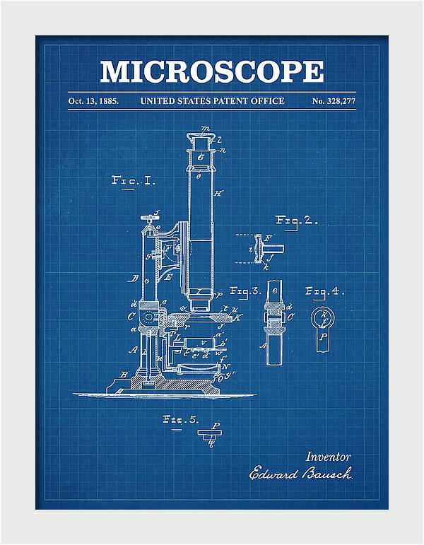 Microscope Blueprint Patent Us328277a