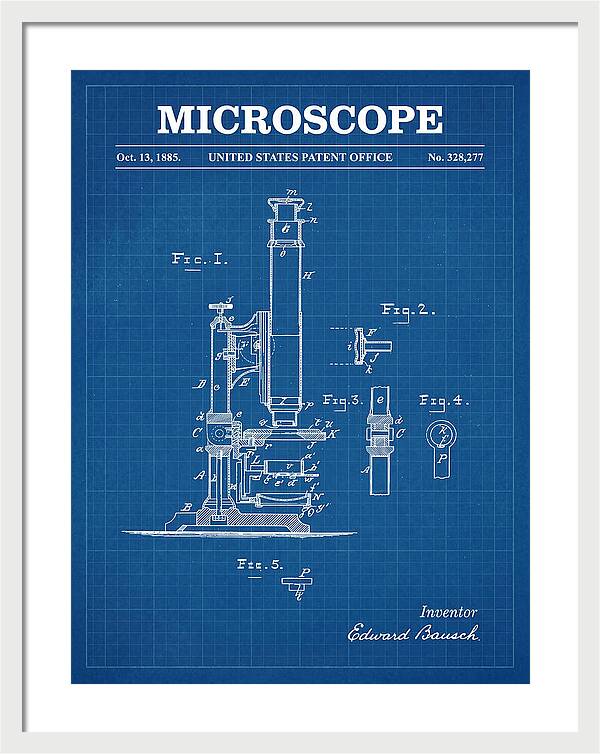 Microscope Blueprint Patent Us328277a