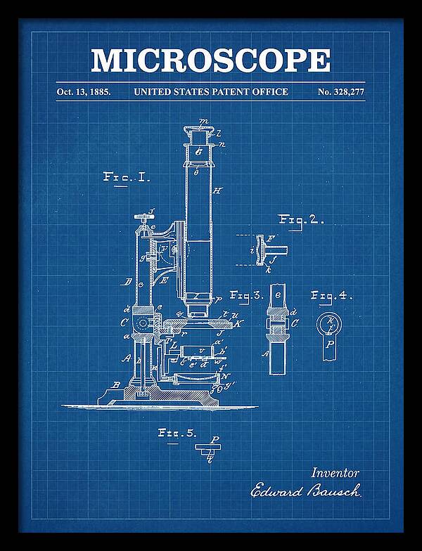 Microscope Blueprint Patent Us328277a