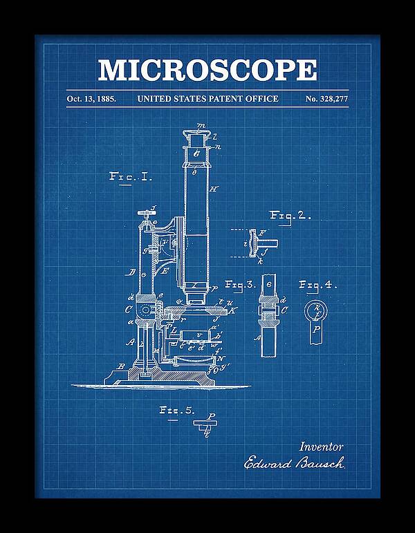Microscope Blueprint Patent Us328277a