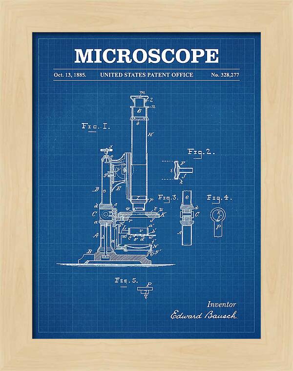Microscope Blueprint Patent Us328277a