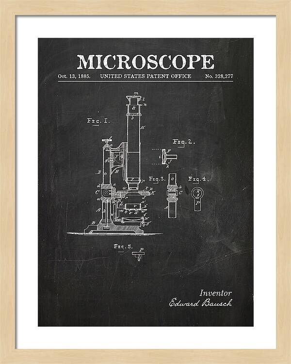 Microscope Chalkboard Patent Us328277a