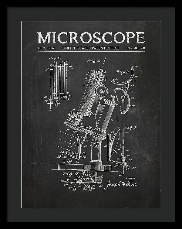 Microscope Chalkboard Patent Us883868