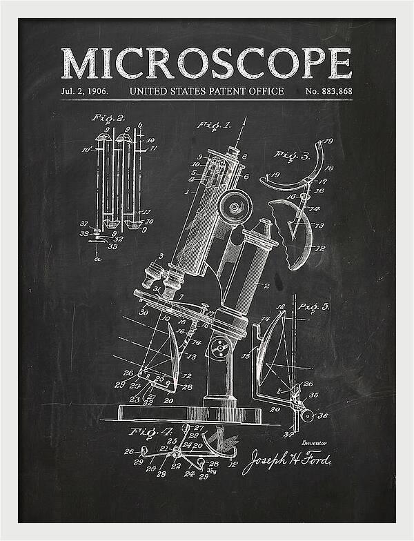 Microscope Chalkboard Patent Us883868