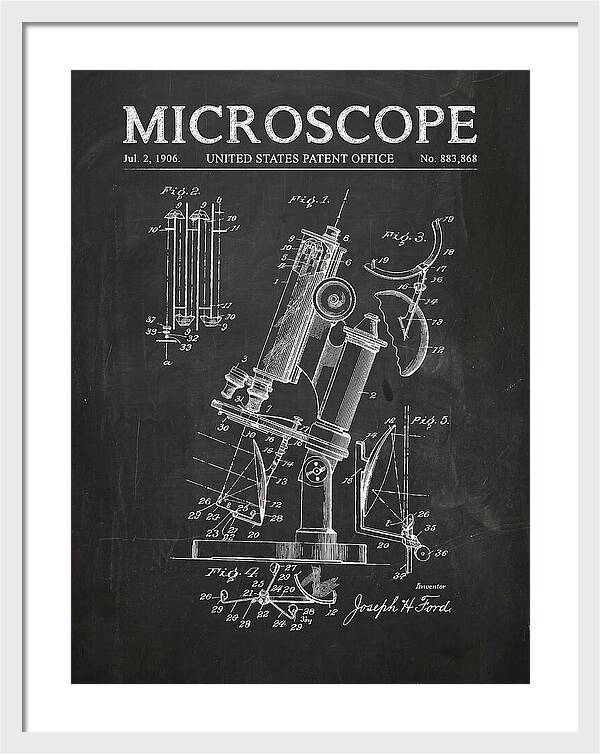 Microscope Chalkboard Patent Us883868