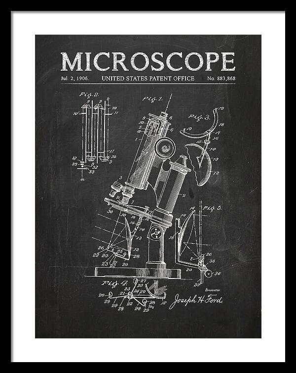 Microscope Chalkboard Patent Us883868