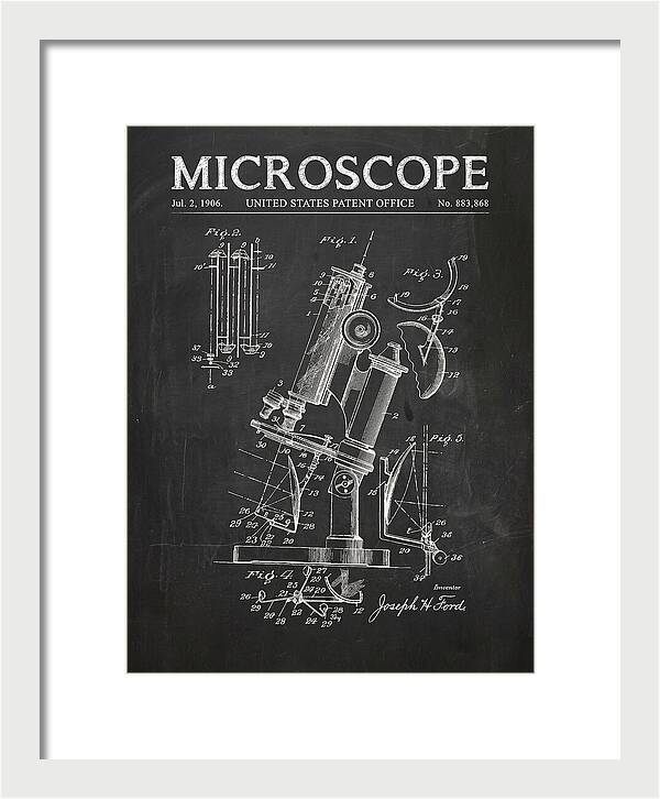 Microscope Chalkboard Patent Us883868