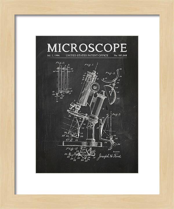 Microscope Chalkboard Patent Us883868