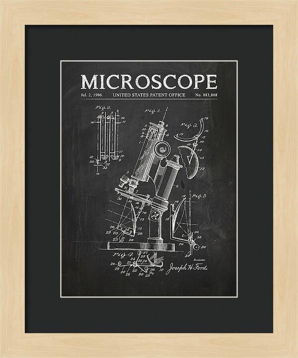 Microscope Chalkboard Patent Us883868