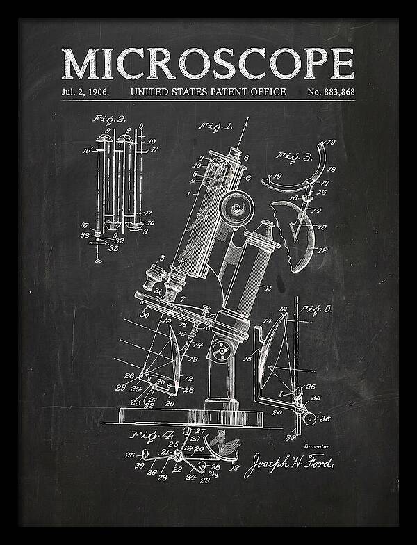 Microscope Chalkboard Patent Us883868
