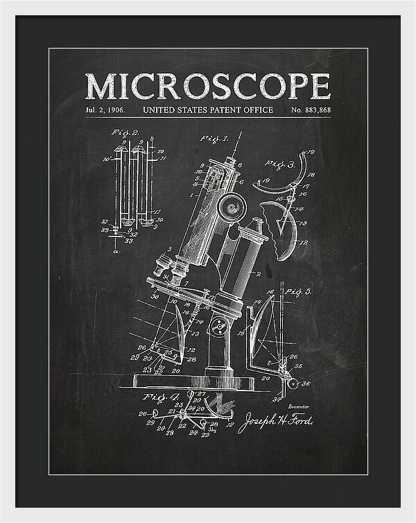 Microscope Chalkboard Patent Us883868