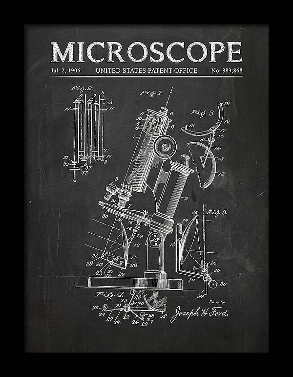 Microscope Chalkboard Patent Us883868