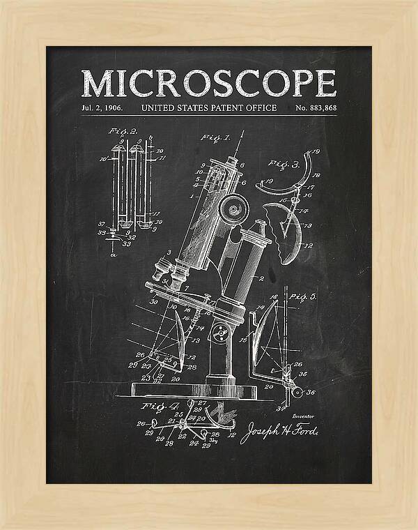 Microscope Chalkboard Patent Us883868