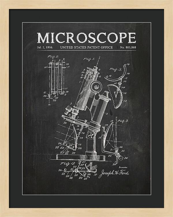 Microscope Chalkboard Patent Us883868