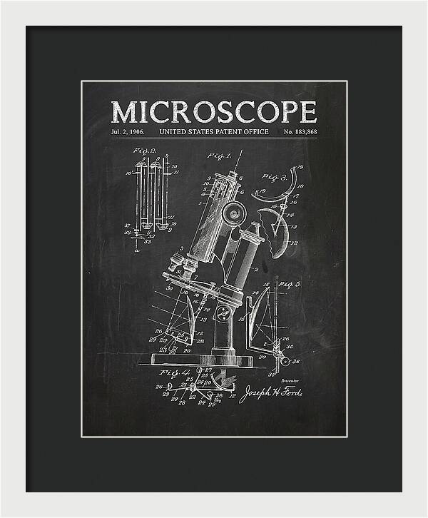 Microscope Chalkboard Patent Us883868