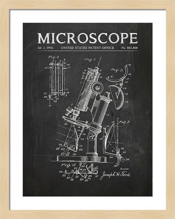 Microscope Chalkboard Patent Us883868
