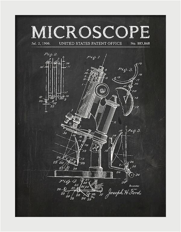 Microscope Chalkboard Patent Us883868