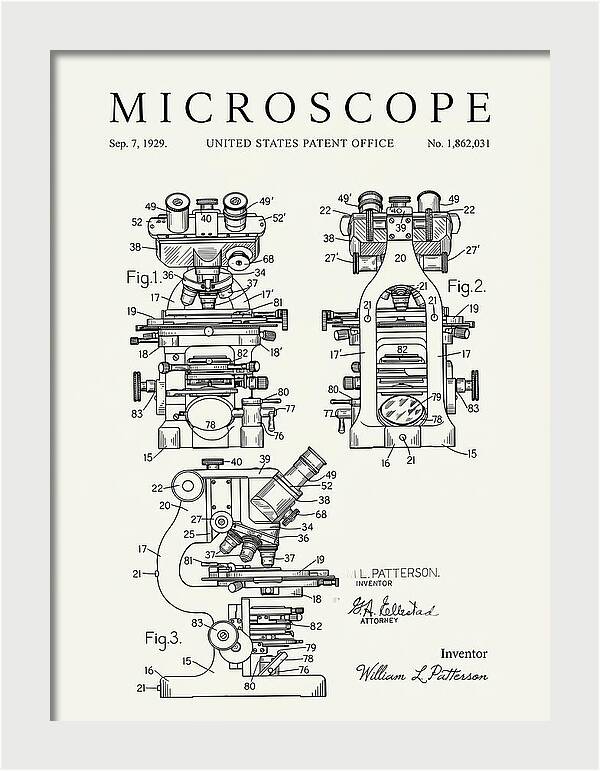 Microscope Minimalist Patent Us1862031a