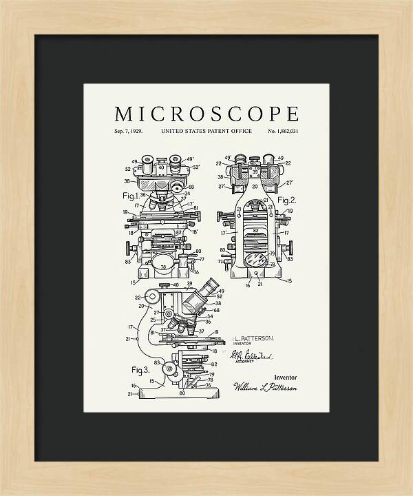 Microscope Minimalist Patent Us1862031a