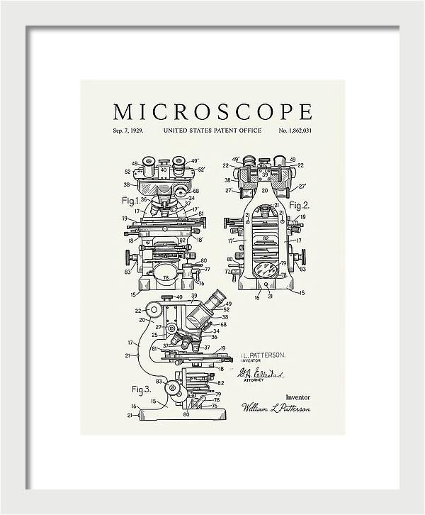 Microscope Minimalist Patent Us1862031a