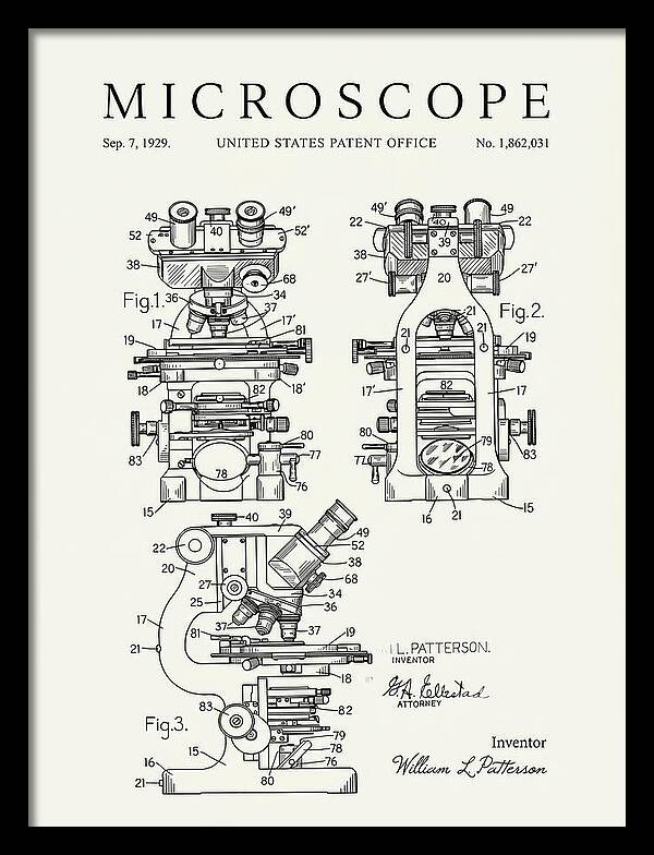 Microscope Minimalist Patent Us1862031a