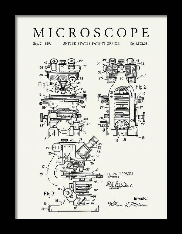 Microscope Minimalist Patent Us1862031a