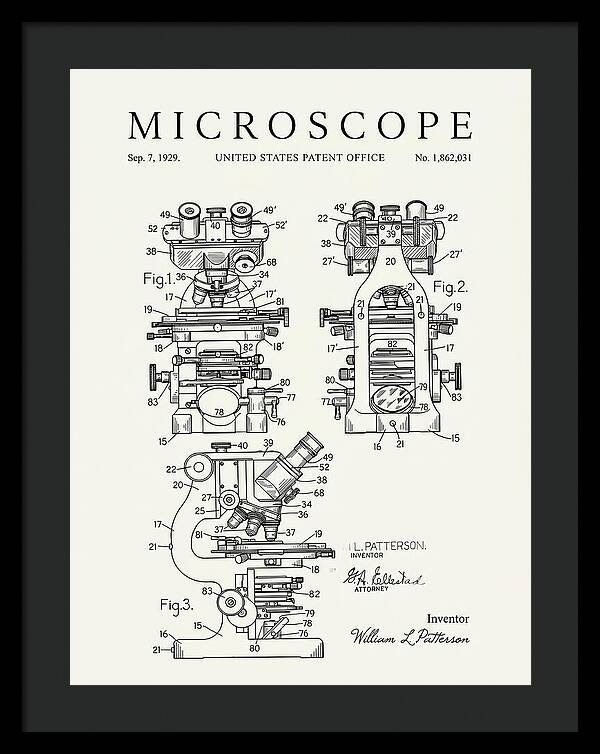 Microscope Minimalist Patent Us1862031a