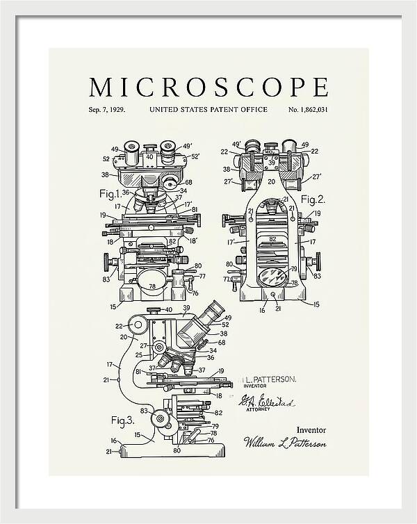 Microscope Minimalist Patent Us1862031a