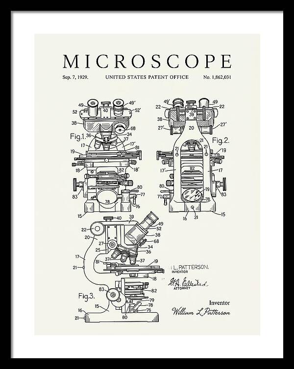 Microscope Minimalist Patent Us1862031a