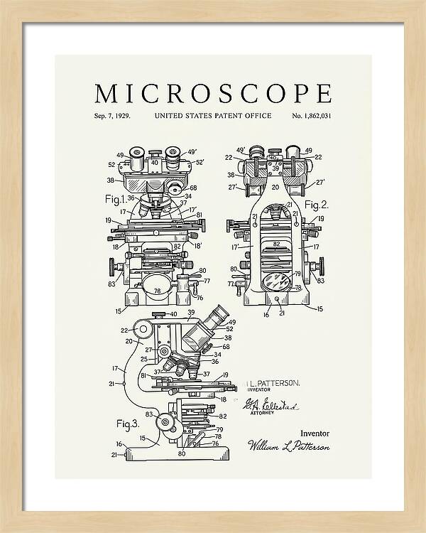 Microscope Minimalist Patent Us1862031a
