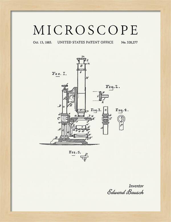 Microscope Minimalist Patent Us328277