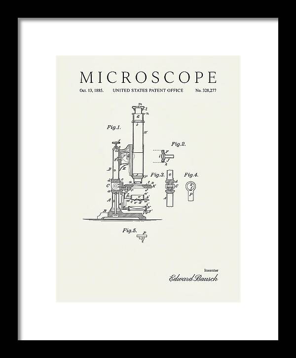 Microscope Minimalist Patent Us328277a