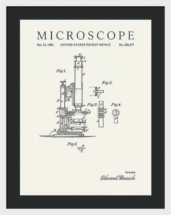 Microscope Minimalist Patent Us328277a